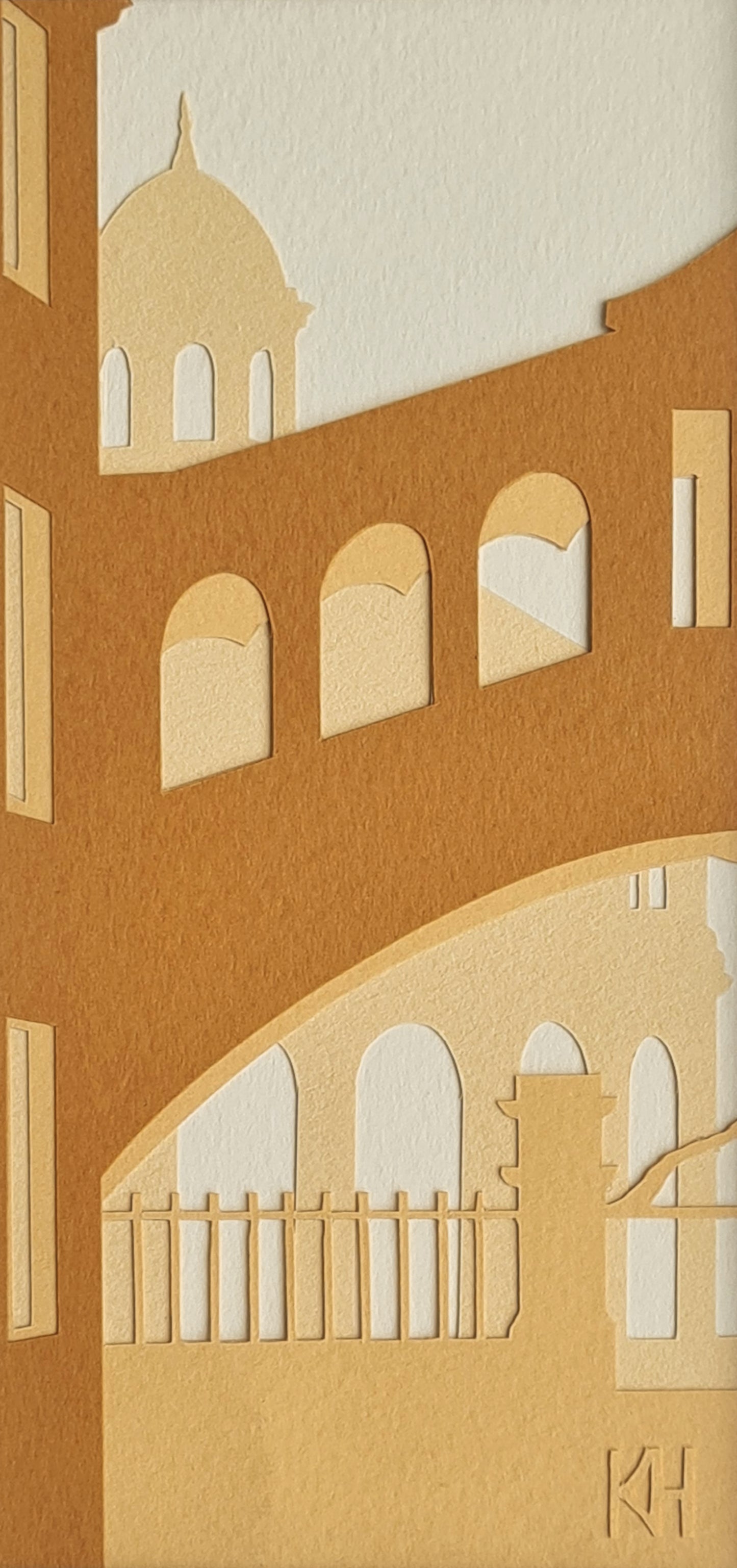 Bridge of Sighs layered papercut