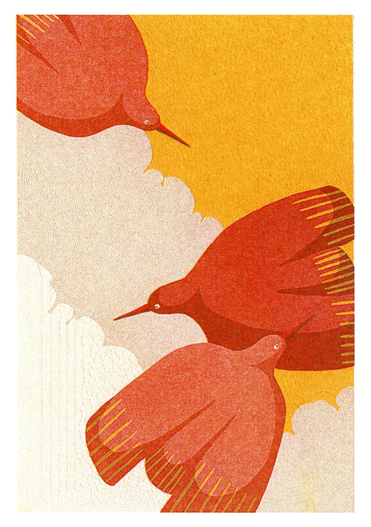 Clouds greetings card