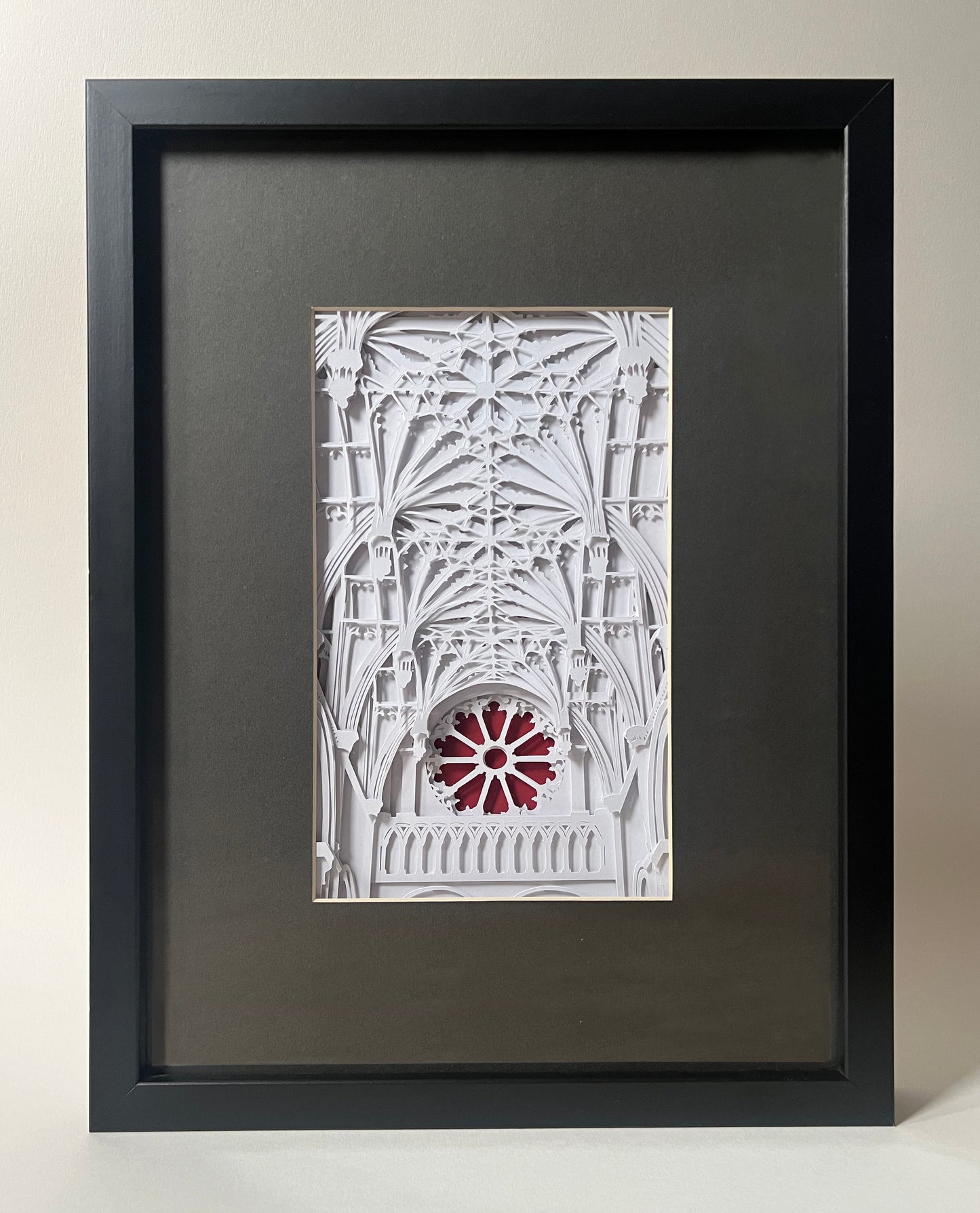 Christ Church Cathedral ceiling layered papercut