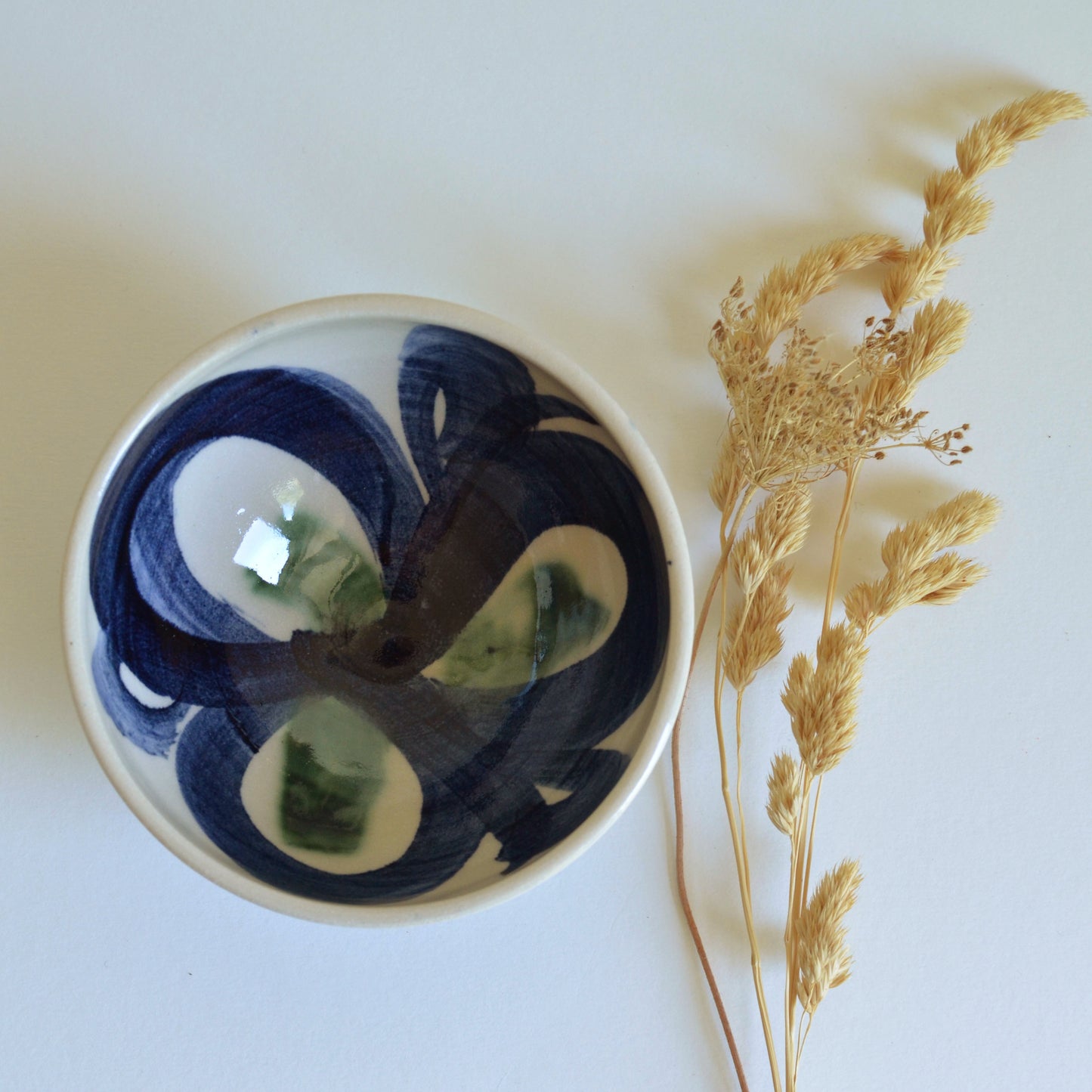 Blue and green small bowl
