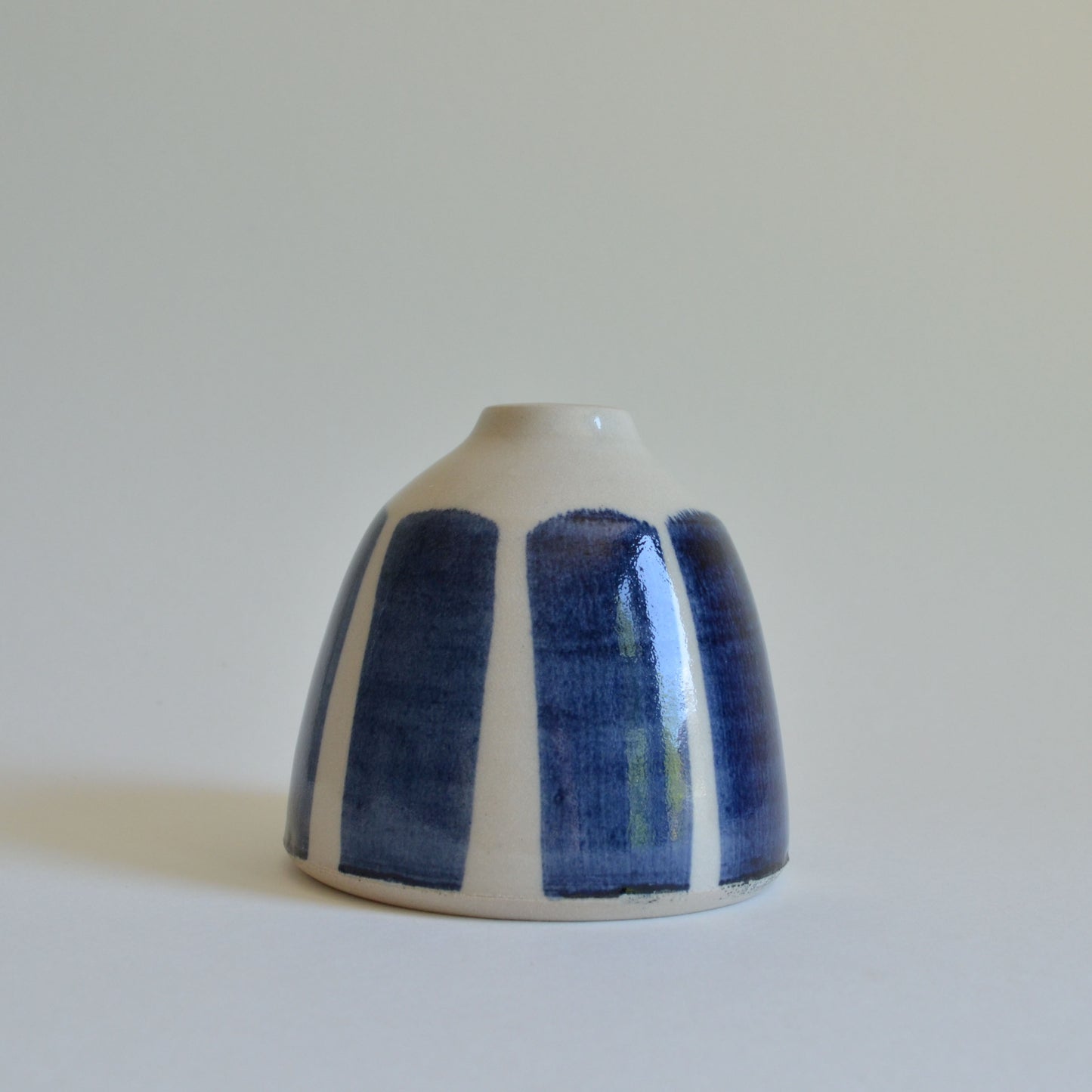 Bottle vase - deep blue