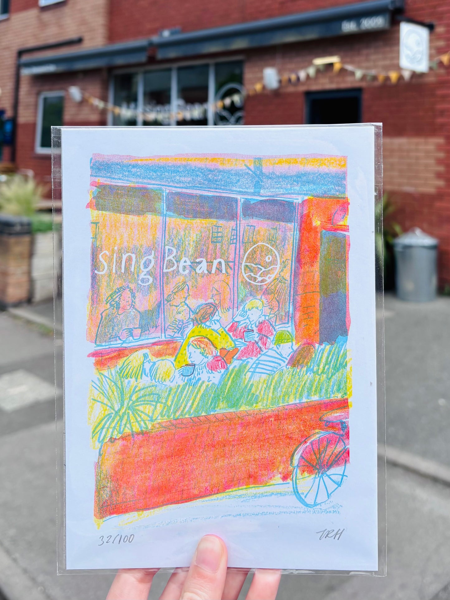 'Missing Bean' print