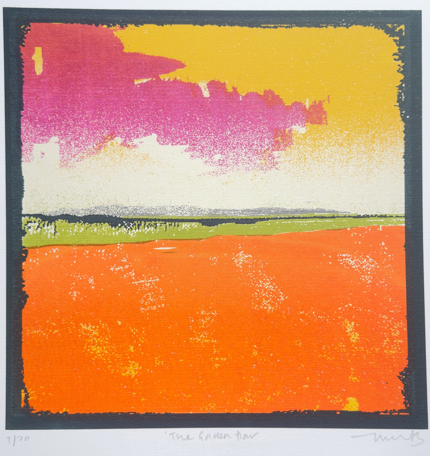 The Golden Hour silkscreen print