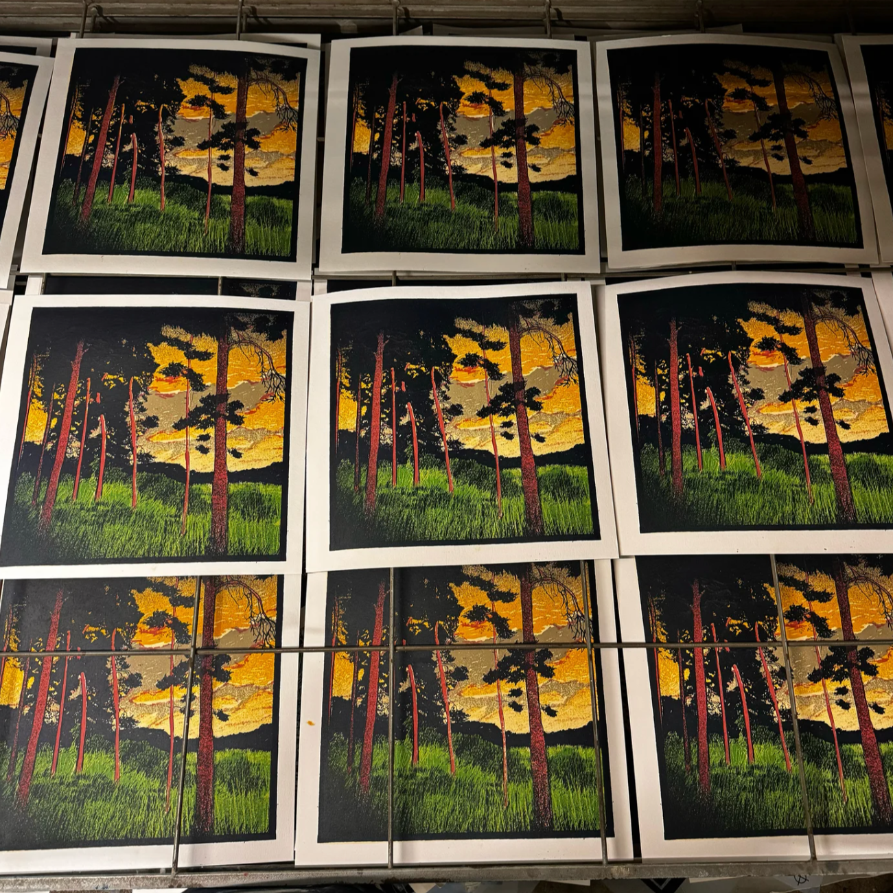 No Plans silkscreen print