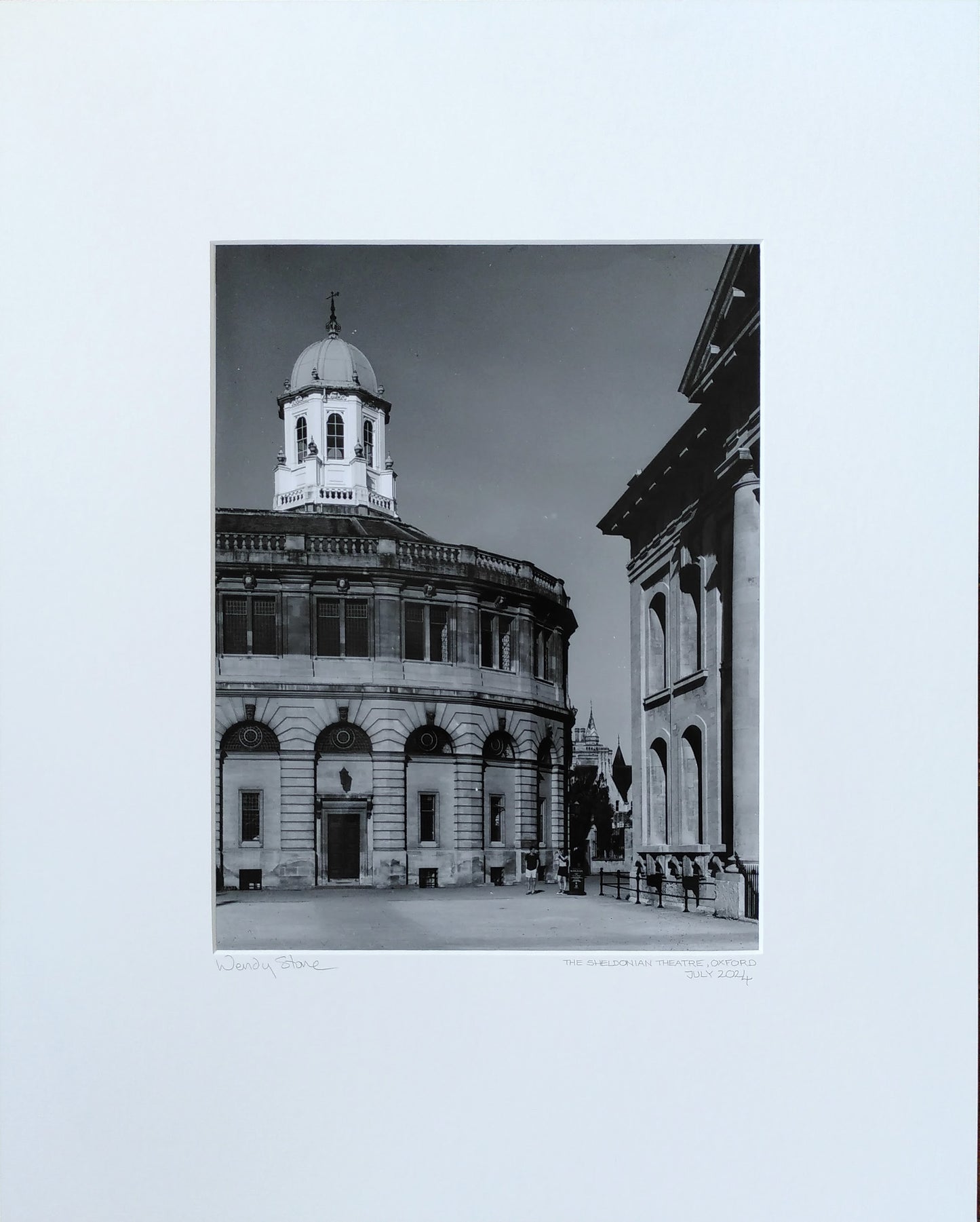 Sheldonian Theatre - handmade silver-chemistry photograph