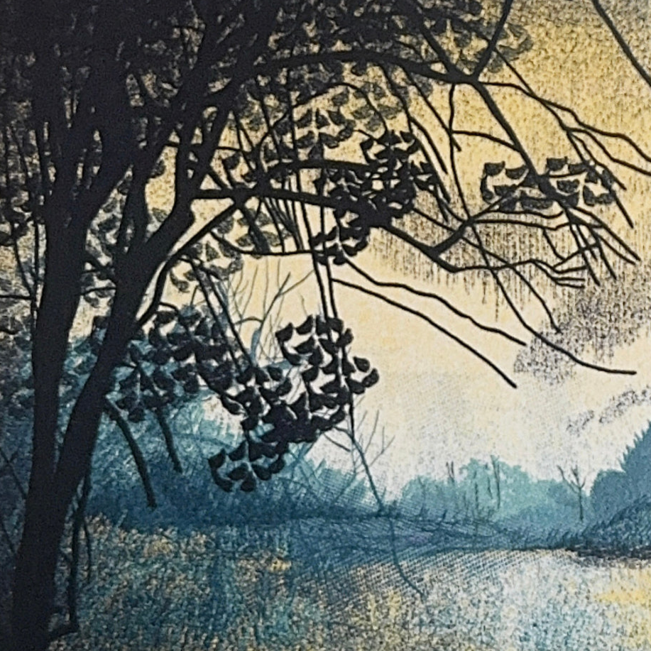 Waking Light greetings card