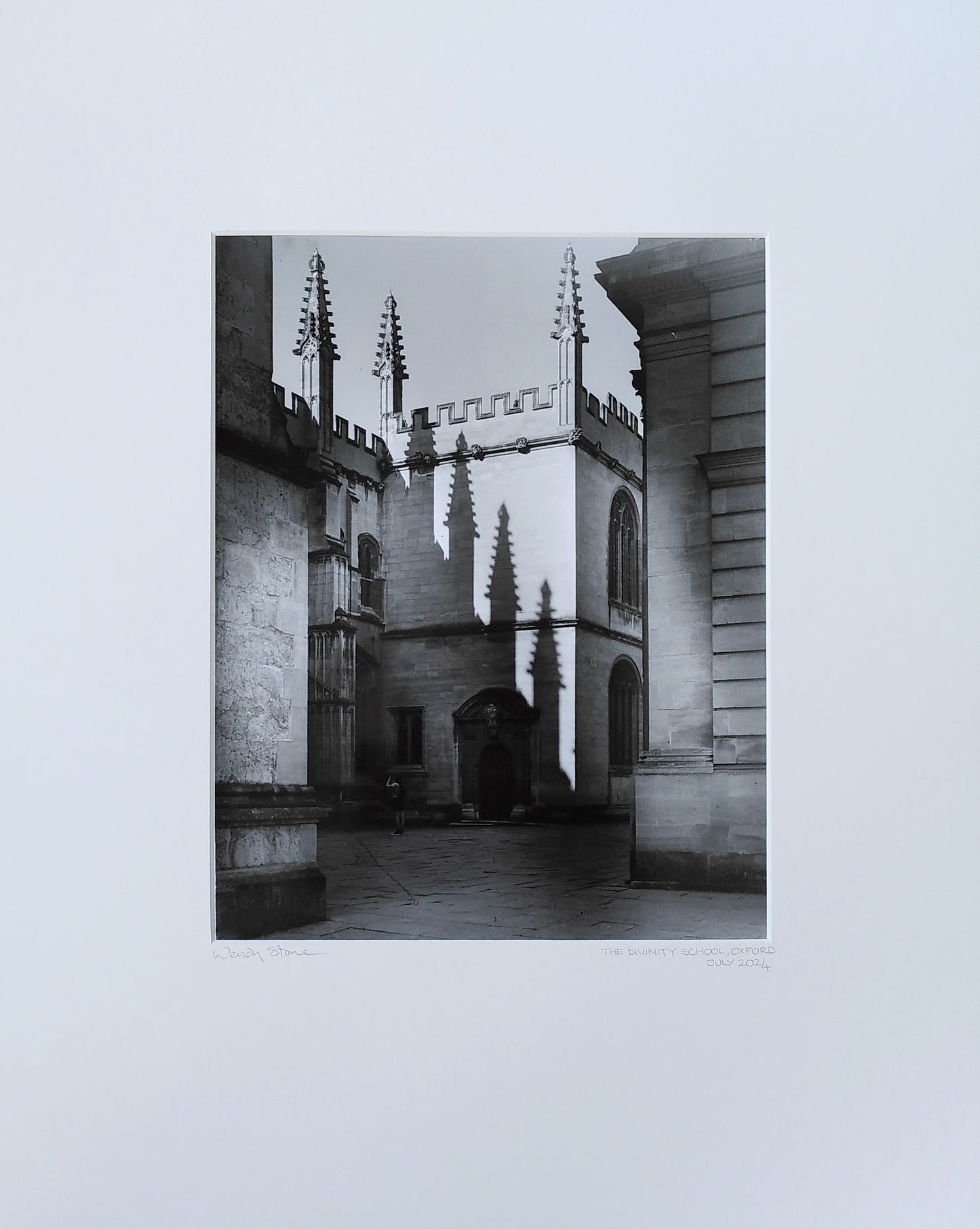 Divinity School - handmade silver-chemistry photograph