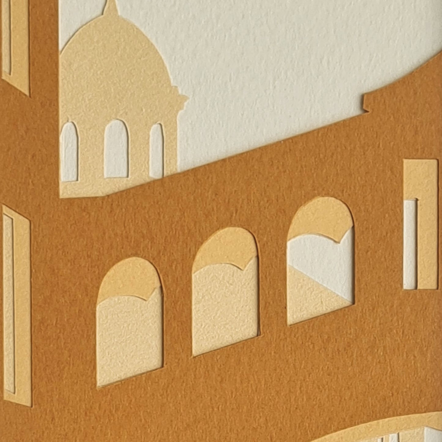Bridge of Sighs layered papercut