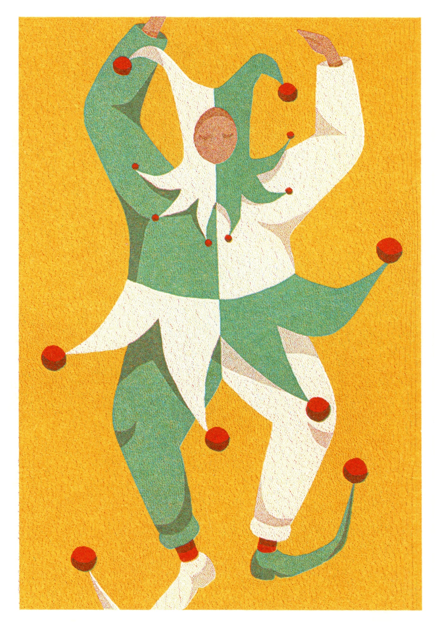 Jester greetings card