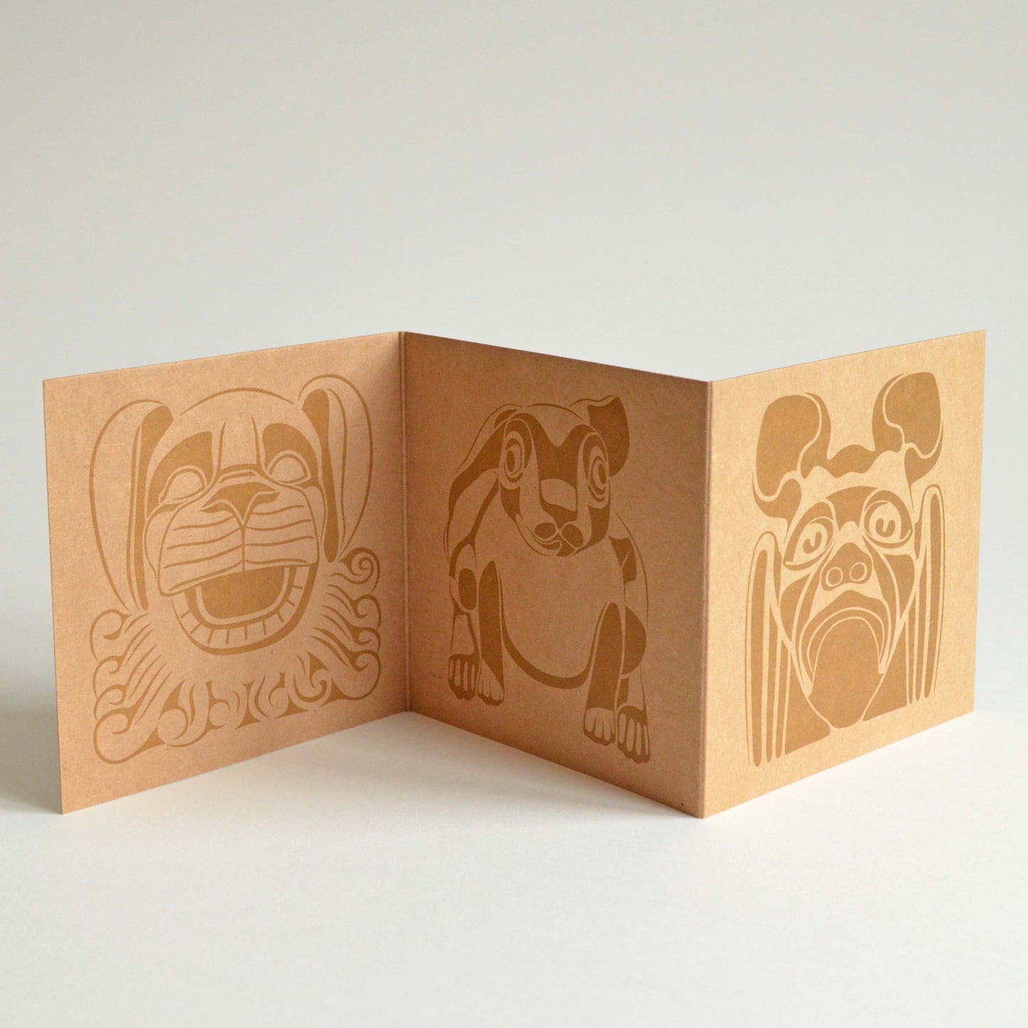 Oxford gargoyles and grotesques zigzag card