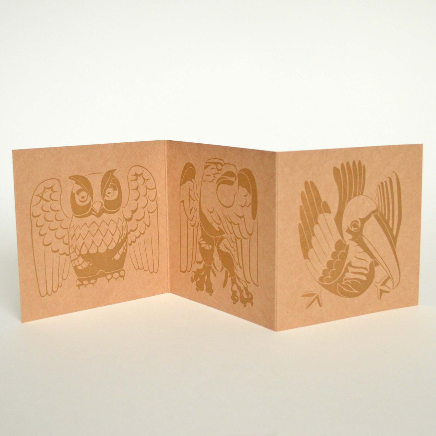 Oxford gargoyles and grotesques zigzag card