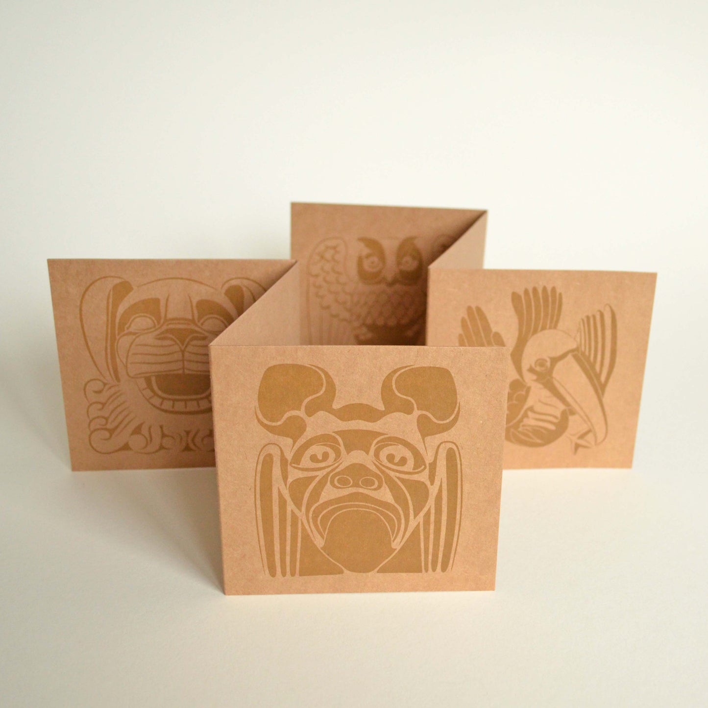 Oxford gargoyles and grotesques zigzag card