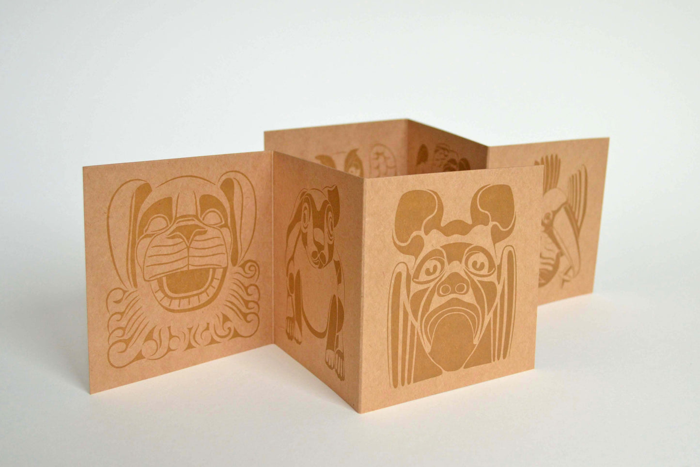 Oxford gargoyles and grotesques zigzag card