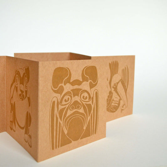 Oxford gargoyles and grotesques zigzag card