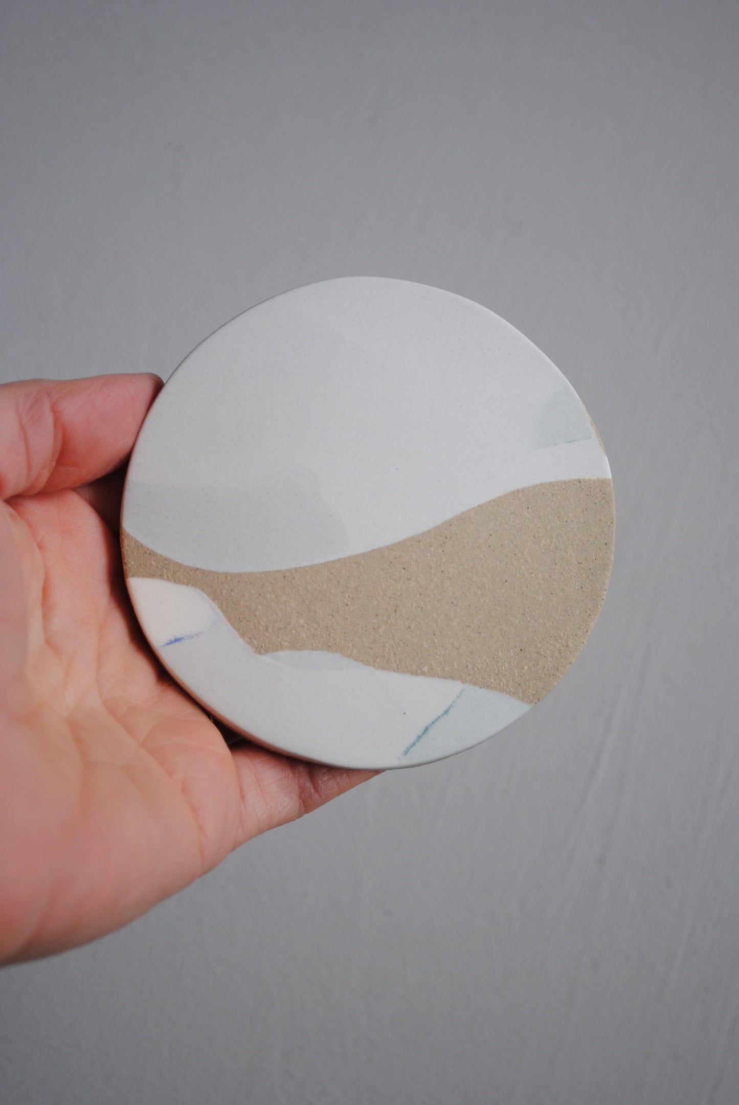 River Study 2 ceramic wall hanging