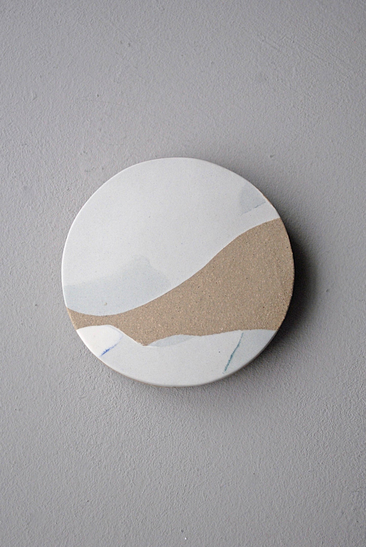 River Study 2 ceramic wall hanging