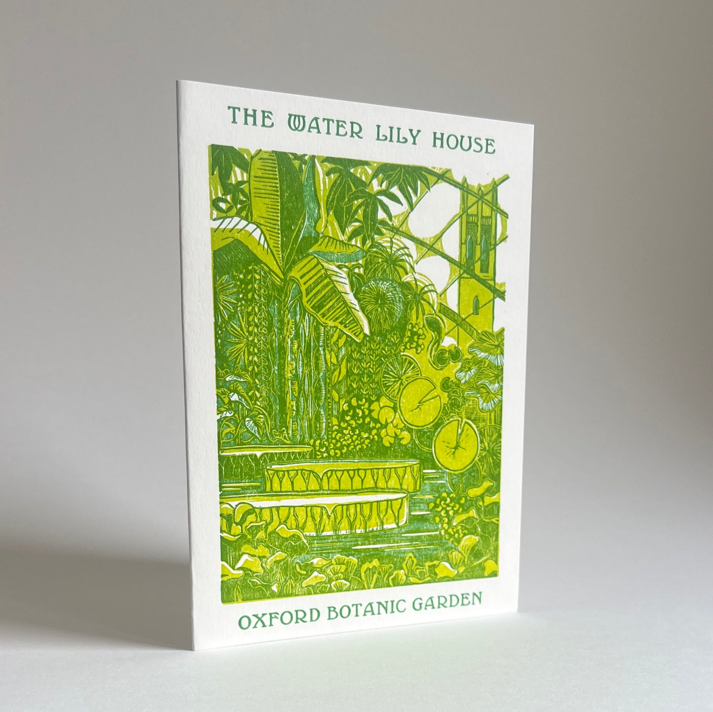 Water Lily House greetings card