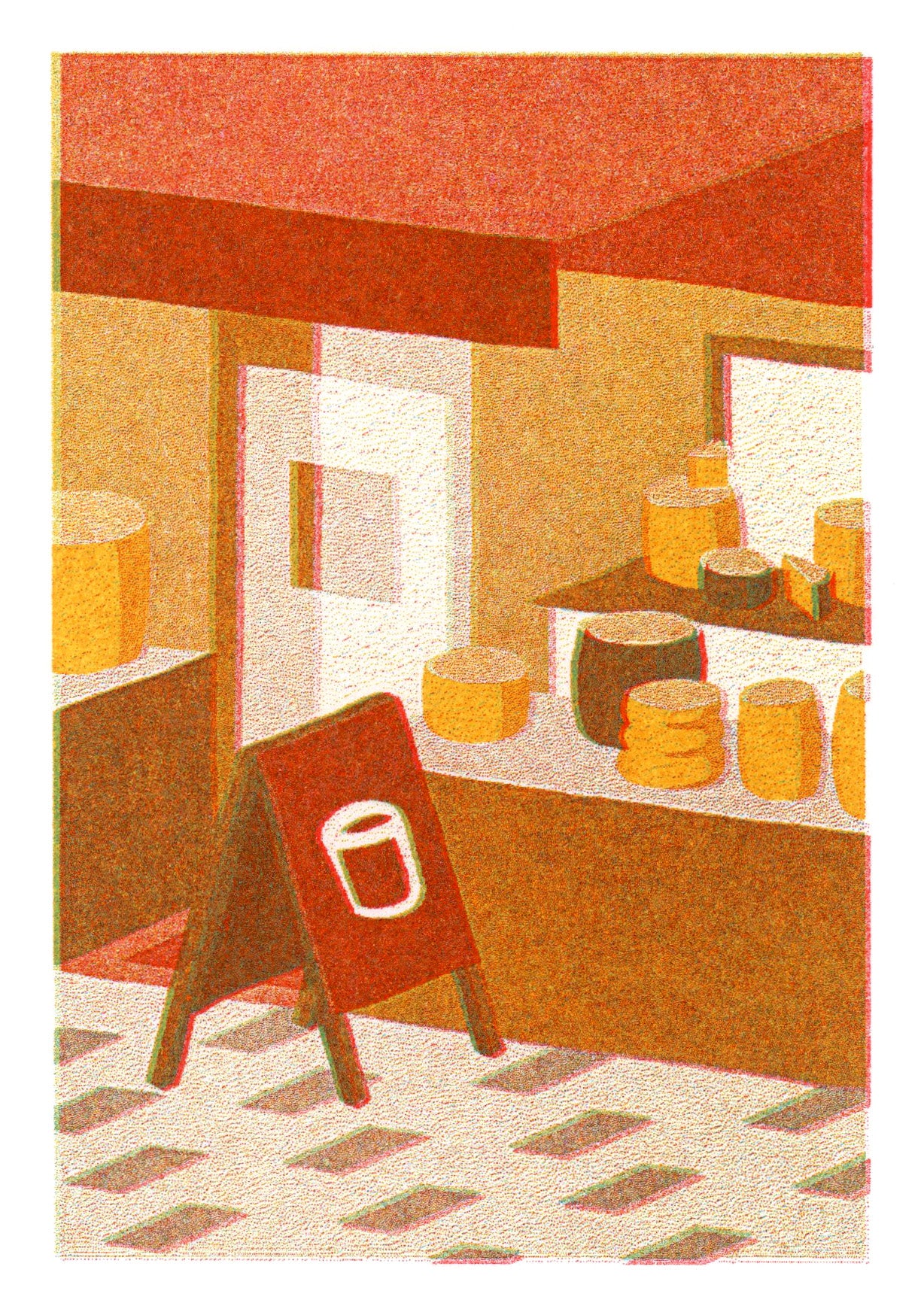 Cheese Shop print