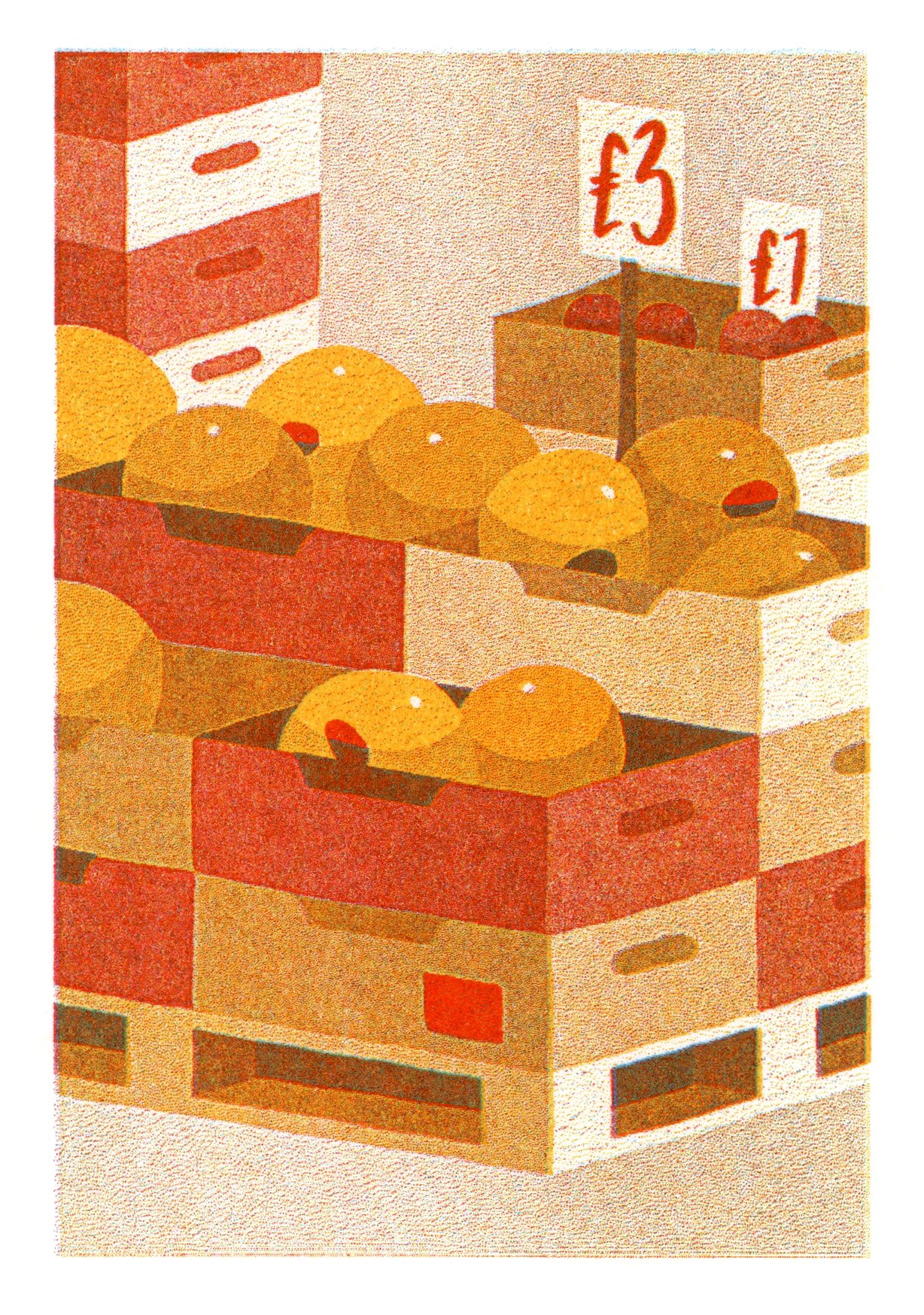 Vegetable Market print