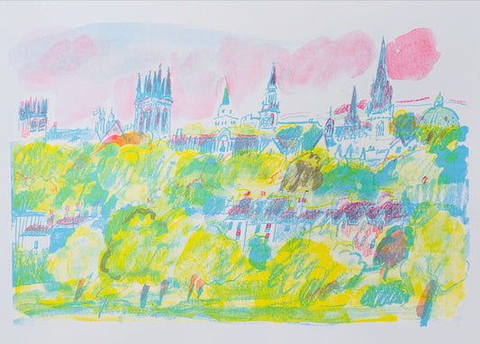 ‘View of Oxford from South Park’ print