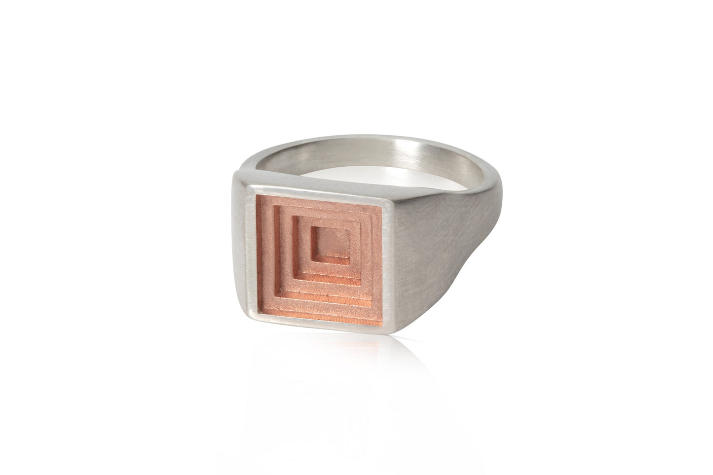 Square top signet ring
