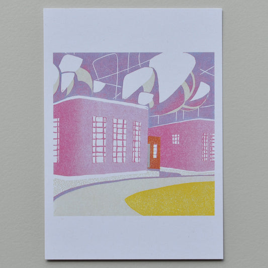 Temple Cowley Library postcard