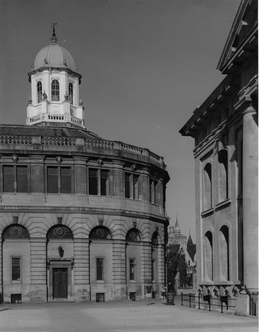 Sheldonian Theatre - handmade silver-chemistry photograph