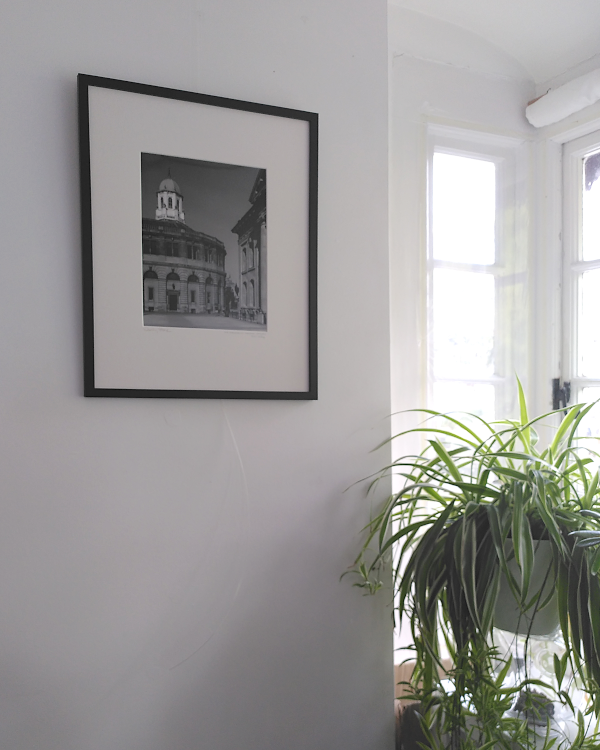 Sheldonian Theatre - handmade silver-chemistry photograph