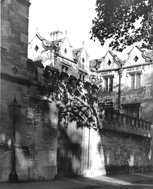 Summer Evening on St Giles - handmade silver-chemistry photograph